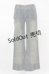 Ozz On / 刺繍デニム  デニム H-25-05-01-1025-OO-PA-KB-ZH