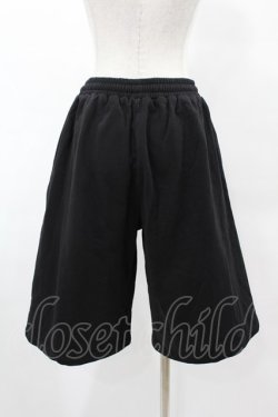 画像2: NieR Clothing / 九尾刺繍ハーフパンツ F 黒 H-25-05-01-1028-PU-PA-KB-ZH