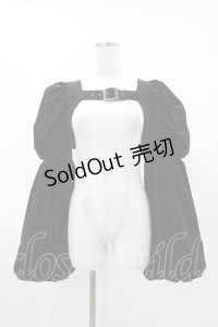 Na+H / Pre別珍ボレロ  黒 H-25-05-01-1032-PU-JA-KB-ZH