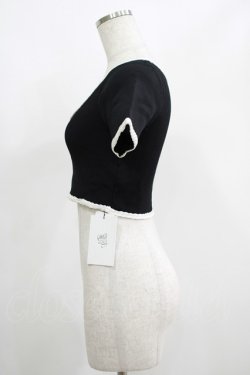 画像2: Melt the lady / クロップドトップス Free ブラック H-25-05-01-056-PU-TO-NS-ZH