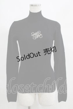 画像1: Melt the lady / ハイネックニット Free ブラック H-25-05-01-057-PU-TO-NS-ZH