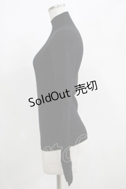 画像2: Melt the lady / ハイネックニット Free ブラック H-25-05-01-057-PU-TO-NS-ZH