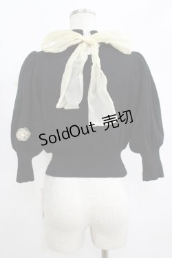 画像3: Swankiss / DR flower summer knit Free ブラック H-25-05-01-059-CA-TO-NS-ZH