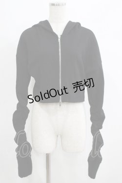 画像1: Melt the lady / フードパーカー Free ブラック H-25-05-01-060-PU-TO-NS-ZH