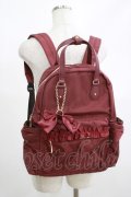 m petit by misako / チャーム付きリュック  ボルドー H-25-05-01-067-LO-BG-NS-ZH