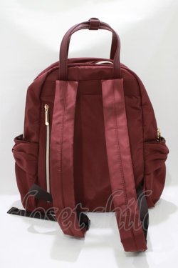 画像3: m petit by misako / チャーム付きリュック  ボルドー H-25-05-01-067-LO-BG-NS-ZH