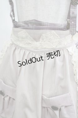 画像4: Hoshibako Works / ベアーズベーカリー エプロン&サスペンダー付きスカート(ロング丈) Free パープル H-25-05-01-006-LO-SK-NS-ZH