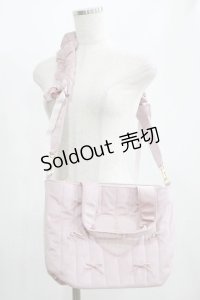 m petit by misako / NINA'Sコラボベロアリボン2wayバッグ  ピンク H-25-05-01-069-LO-BG-NS-ZH