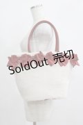 m petit by misako / NINA'Sコラボ リボンファーバッグ  レッド H-25-05-01-071-LO-BG-NS-ZH