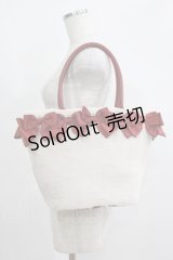 m petit by misako / NINA'Sコラボ リボンファーバッグ  レッド H-25-05-01-071-LO-BG-NS-ZH