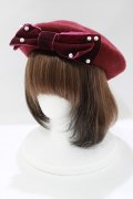 m petit by misako / TT*AMリボンBベレー  ボルドー H-25-05-01-079-LO-AC-NS-ZH