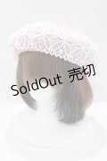 m petit by misako / TT*AMレースBベレー  ピンク H-25-05-01-080-LO-AC-NS-ZH
