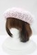 画像1: m petit by misako / TT*AMレースBベレー  ピンク H-25-05-01-080-LO-AC-NS-ZH (1)