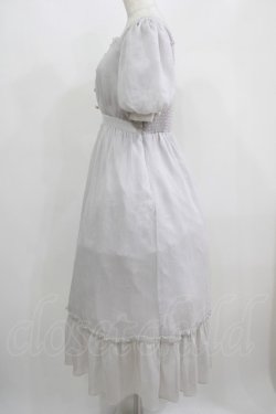 画像2: evelyn / シフォンパールワンピース Free ブルー H-25-05-01-010-LO-OP-NS-ZH