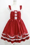 To Alice / ヴィンテージドールジャンパースカート L レッド H-25-05-01-002-LO-OP-NS-ZH