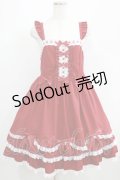 To Alice / ヴィンテージドールジャンパースカート L レッド H-25-05-01-002-LO-OP-NS-ZH
