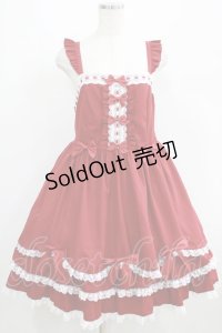 To Alice / ヴィンテージドールジャンパースカート L レッド H-25-05-01-002-LO-OP-NS-ZH