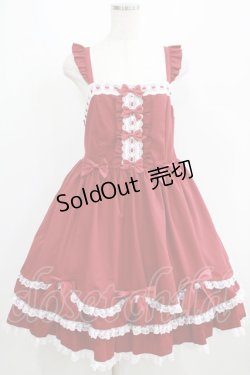 画像1: To Alice / ヴィンテージドールジャンパースカート L レッド H-25-05-01-002-LO-OP-NS-ZH