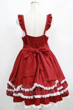 画像3: To Alice / ヴィンテージドールジャンパースカート L レッド H-25-05-01-002-LO-OP-NS-ZH