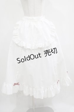 画像1: Cherirulu Chocola / MYフリルSK+エプロン L オフ H-25-05-01-020-GO-SK-NS-ZH