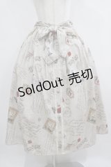 axes femme / ボン・ヴォヤージュ柄スカート Free ベージュ H-25-05-01-021-AX-SK-NS-ZH