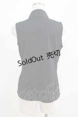 画像3: Qutie Frash / チャイナトップス  黒 H-25-05-02-029-QU-TO-KB-ZH