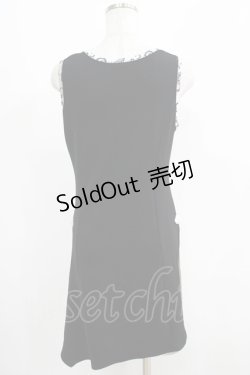 画像3: Qutie Frash / 2019年プレミアム 白鶴アシメチュニック  黒 H-25-05-02-030-QU-TO-KB-ZH