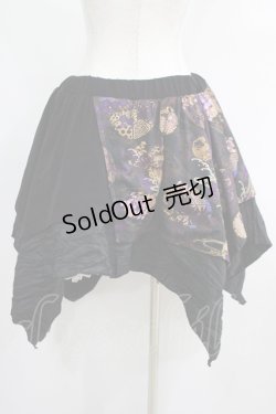 画像3: Qutie Frash / 切替イレギュラースカート  黒 H-25-05-02-002-QU-SK-KB-ZH