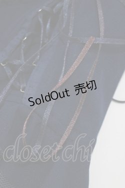 画像4: Ozz Croce / メッシュショートボレロ  紺 H-25-05-02-056-OO-JA-KB-ZH