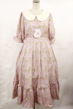 画像1: m petit by misako / NINA’Sコラボトワルドジュイワンピース L ピンク H-25-05-02-1008-LO-OP-NS-ZH