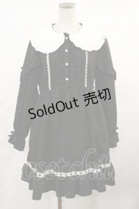DearMyLove / はしごレースフリルリボンワンピース M ブラック H-25-05-02-1014-EL-OP-NS-ZH