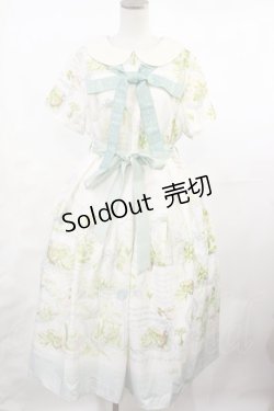 画像1: Spring Flower Language（海外ロリータブランド） / ベルト付きワンピース 2XL オフ H-25-05-02-1002-LO-OP-NS-ZH