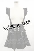 LIZ LISA / レースアップサスペンダー付スカパン Free ブラック H-25-05-02-1019-LO-SK-NS-ZH
