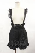 DearMyLove / ガーターデザインサス付ショートパンツ M ブラック H-25-05-02-1020-EL-PA-NS-ZH