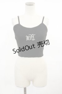 Melt the lady / ロゴキャミソール Free ブラック H-25-05-02-1025-PU-TO-NS-ZH