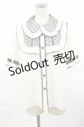 DearMyLove / ハートドットチュール重ねバックルブラウス M オフ H-25-05-02-1027-EL-BL-NS-ZH