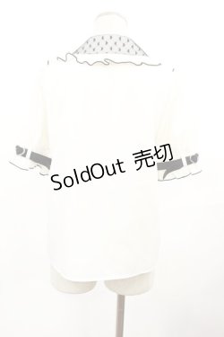 画像2: DearMyLove / ハートドットチュール重ねバックルブラウス M オフ H-25-05-02-1027-EL-BL-NS-ZH