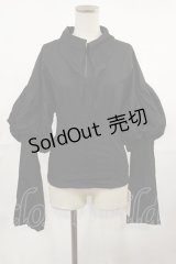 Melt the lady / パフスリーブブラウス Free ブラック H-25-05-02-1028-PU-BL-NS-ZH