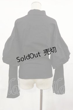 画像2: Melt the lady / パフスリーブブラウス Free ブラック H-25-05-02-1028-PU-BL-NS-ZH