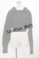 Melt the lady / クロップドトップス Free ブラック H-25-05-02-1029-PU-TO-NS-ZH