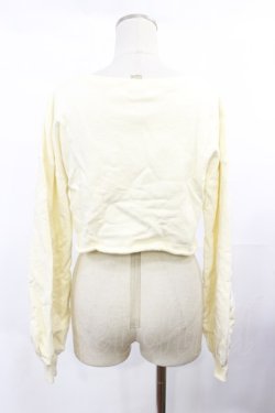 画像2: Melt the lady / クロップドトップス Free アイボリー H-25-05-02-1030-PU-TO-NS-ZH