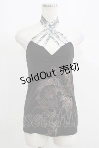 Qutie Frash / クロスキャミ  黒 H-25-05-02-061-QU-TO-KB-ZH