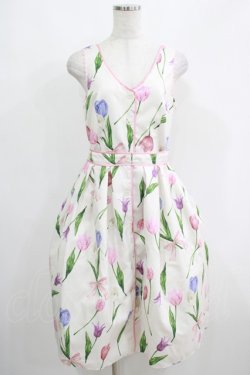 画像1: Emily Temple cute / Tulipセットアップワンピース  オフ H-25-05-02-005-ET-OP-KB-ZH