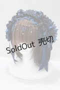 Atelier Beatrice / ヘッドドレスカチューシャ  紺×黒 H-25-05-02-070-GO-AC-KB-ZH