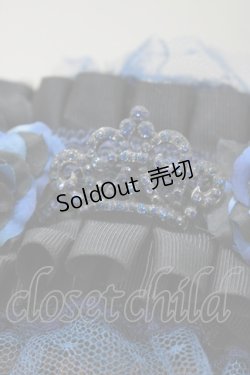画像3: Atelier Beatrice / ヘッドドレスカチューシャ  紺×黒 H-25-05-02-070-GO-AC-KB-ZH