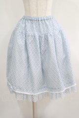 Emily Temple cute / Sleepレースペチコート  サックス H-25-05-02-007-ET-SK-KB-ZH