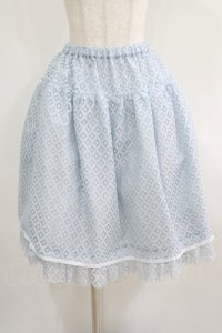 Emily Temple cute / Sleepレースペチコート  サックス H-25-05-02-007-ET-SK-KB-ZH