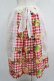 画像3: Melody BasKet / Fruits BasKetエプロン付きスカート  レッド H-25-05-02-008-LO-SK-KB-ZH (3)