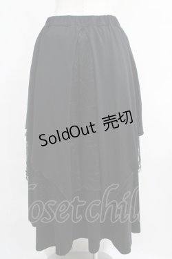 画像3: SEX POT ReVeNGe / メッシュレイヤードロングスカート  黒 H-25-05-02-010-SP-SK-KB-ZH