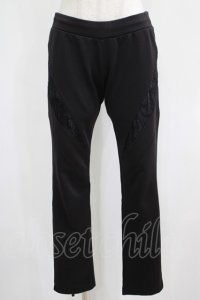 Qutie Frash / 裾ZIP切替パンツ  黒 H-25-05-02-013-QU-PA-KB-ZH